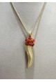  Collana SOARA in argento e corallo SOA2602