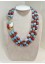  Collana SOARA in argento, corallo e acquamarina SOA2604