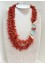 Collana SOARA in argento, corallo e acquamarina SOA2605