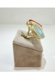 Anello SOARA in argento e corallo SOA2612