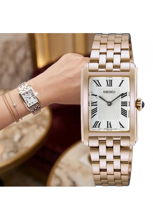 Orologio Seiko Classique Rettangolare 22.20 mm HGG002P1