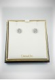 DonnaOro white gold earrings with diamonds DIOF5397.025