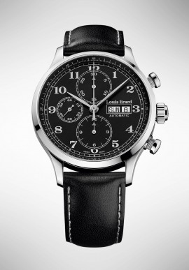 Louis Erard Watch Men's Heritage Automatic Chronograph Black 78104AA13 –  Watches & Crystals