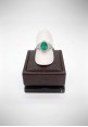 Crivelli ring with diamonds and emeralds CRV1219